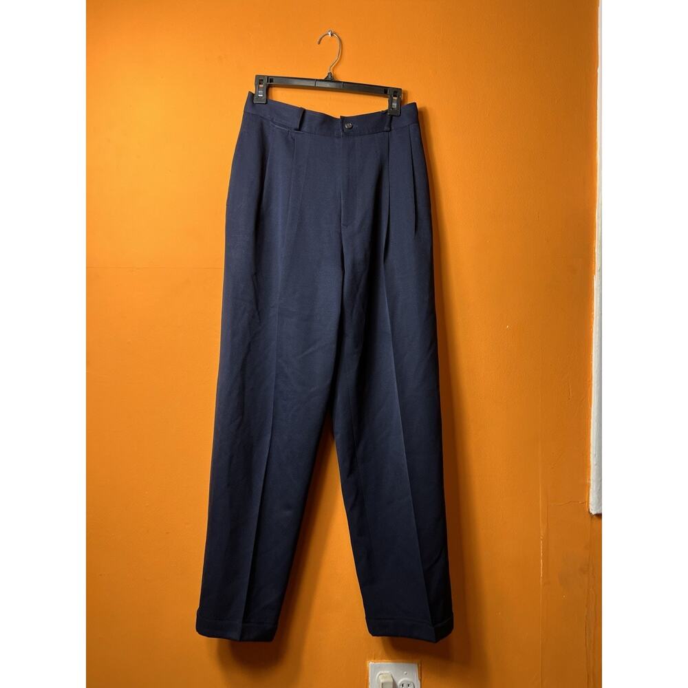 Lauren Ralph Lauren Navy Wide Leg Pants